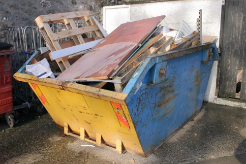 Professional waste removal team at work in Harrow