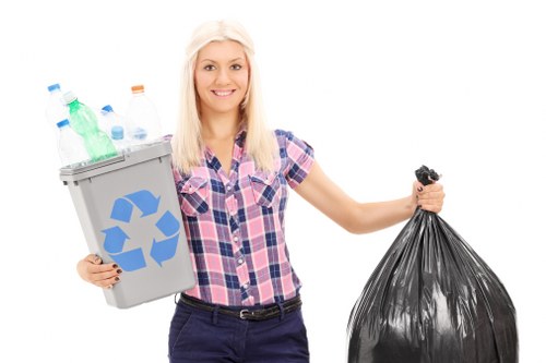 Recycling process for business waste in Harrow